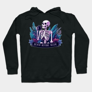 death before decaf I Hoodie